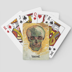 Jeu De Cartes Nature morte Crâne par Vincent van Gogh