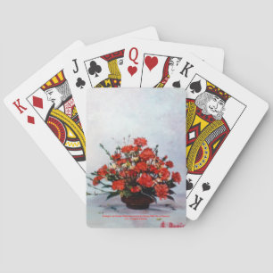 Jeu De Cartes Nature morte de fleurs/Still life of flowers
