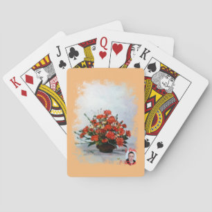 Jeu De Cartes Nature morte de fleurs/Still life of flowers