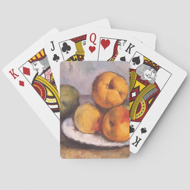 Jeu De Cartes Nature morte Quince, pommes, poires de Paul Cezann (dos)