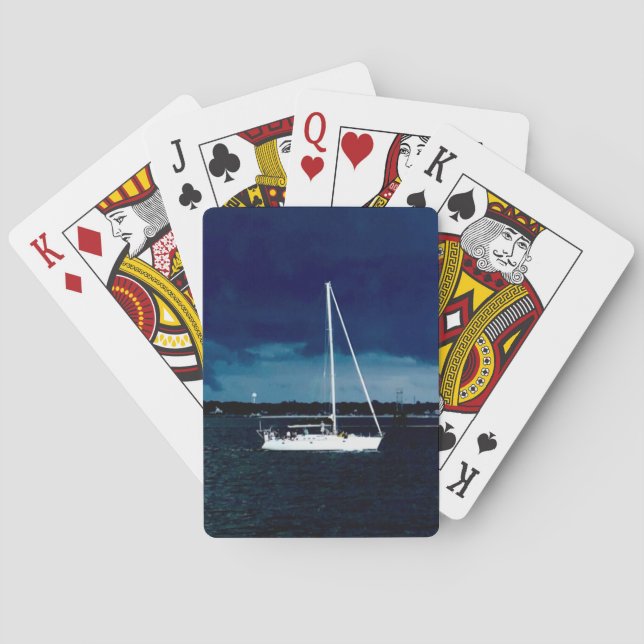 Jeu De Cartes Naviguer sur le bleu (dos)