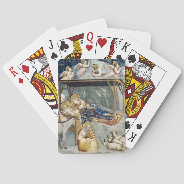 Jeu De Cartes Navitité (Naissance de Jésus-Christ) (par Giotto) (dos)