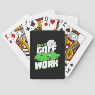 Jeu De Cartes Né Au Golf Forcé À Travailler