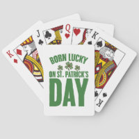 Né Chanceux Le Jour De La Saint-Patrick Anniversai