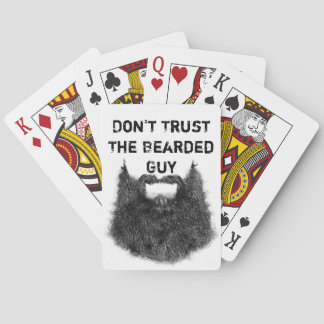 Jeu De Cartes Ne faites pas confiance au type barbu