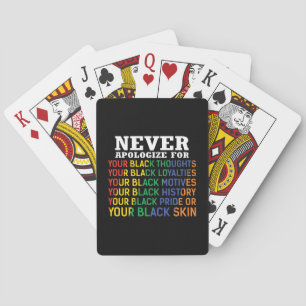 Jeu De Cartes Ne jamais s'excuser 11 juin Black Pride