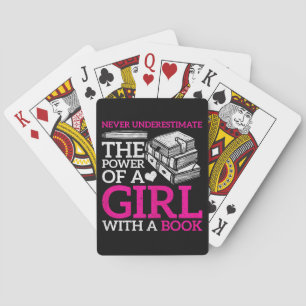 Jeu De Cartes Ne Sous-Estimez Jamais Le Pouvoir D'Une Fille Avec