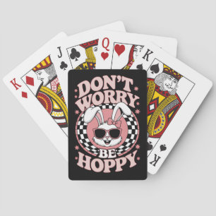 Jeu De Cartes Ne vous inquiétez pas être Hoppy Lapin Lapin de Pâ