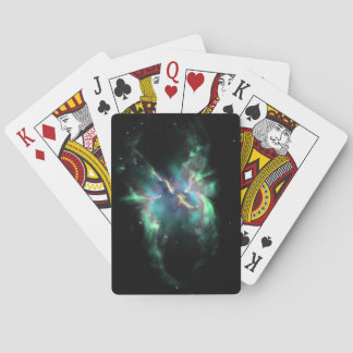 Jeu De Cartes Nébuleuse planétaire vert menthe pérvenche