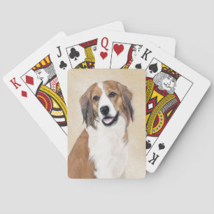 Jeu De Cartes Nederlandse Kooikerhondje Peinture - Chien Art