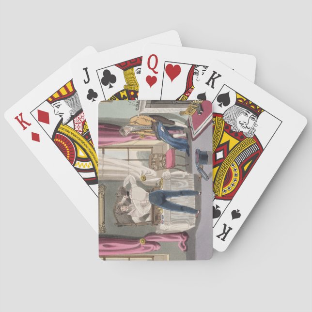 Jeu De Cartes Negligence, plate 1 from 'The Necessary Certificat (dos)