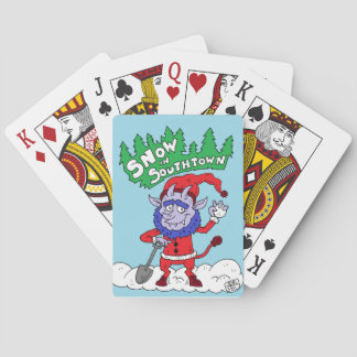 Jeu De Cartes Neige dans le sud de Krampus Jouer aux cartes