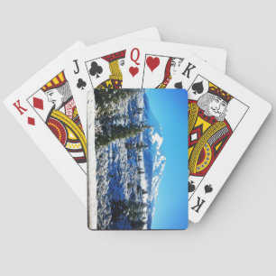 Jeu De Cartes Neige d'hiver à Mount Shasta, CA