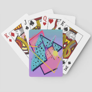 Jeu De Cartes Neo-Memphis Design Ken Gage Retrowave Fine Art