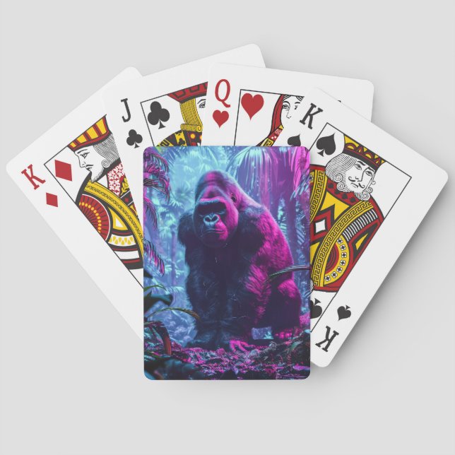 Jeu De Cartes Neon Gorilla (dos)
