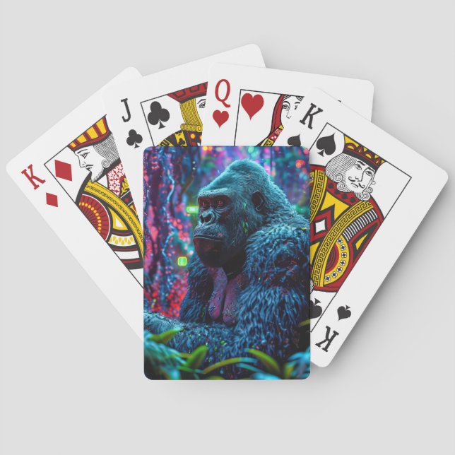 Jeu De Cartes Neon Gorilla (dos)