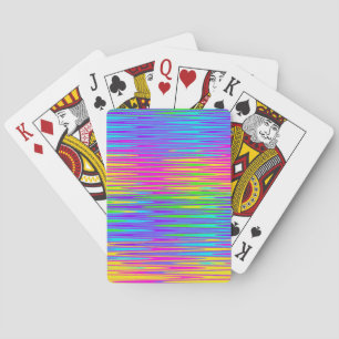 Jeu De Cartes Neon ZigZag