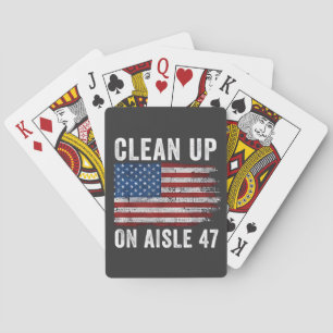 Jeu De Cartes Nettoyer Sur L'Aisle 47 Chemise Impeach 47 Anti Tr
