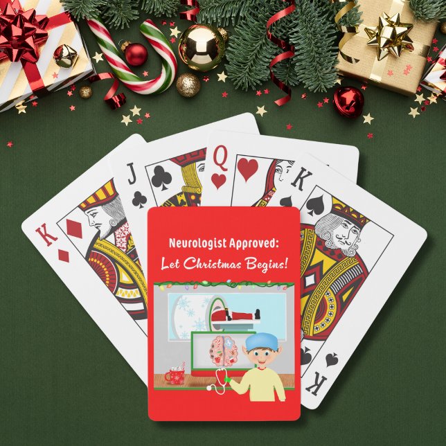 Jeu De Cartes Neurologue Approuvé : Noël Commence Père Noël En I (Créateur téléchargé)