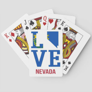 Jeu De Cartes Nevada USA État amour