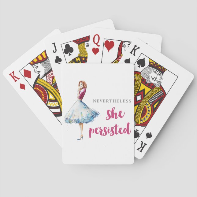 Jeu De Cartes Nevertheless She Persisted Fabulous Gal (dos)