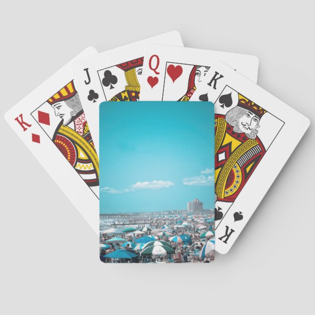 Jeu De Cartes New Jersey Coastal Beach Art (dos)