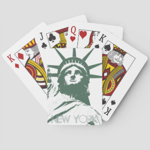 Jeu De Cartes New York Jouer aux cartes Statue des Souvenirs Lib