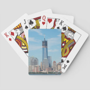 Jeu De Cartes New York, New York. Skyline de la ville de Manhatt