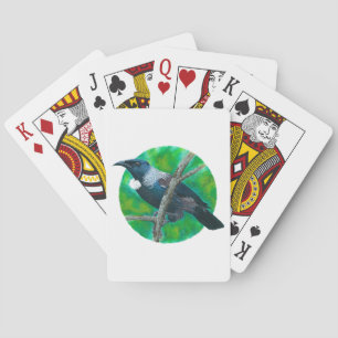 Jeu De Cartes New Zealand Tui - Peinture en acrylique