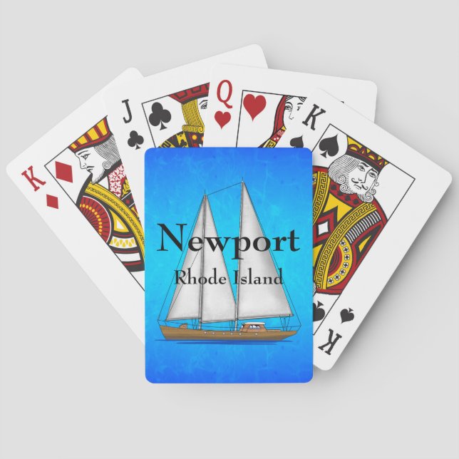 Jeu De Cartes Newport (dos)