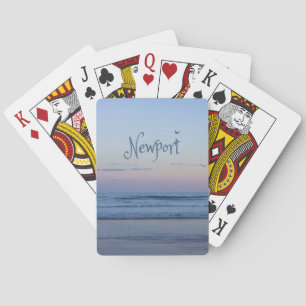 Jeu De Cartes Newport Beach Californie Ocean Sunrise Blue