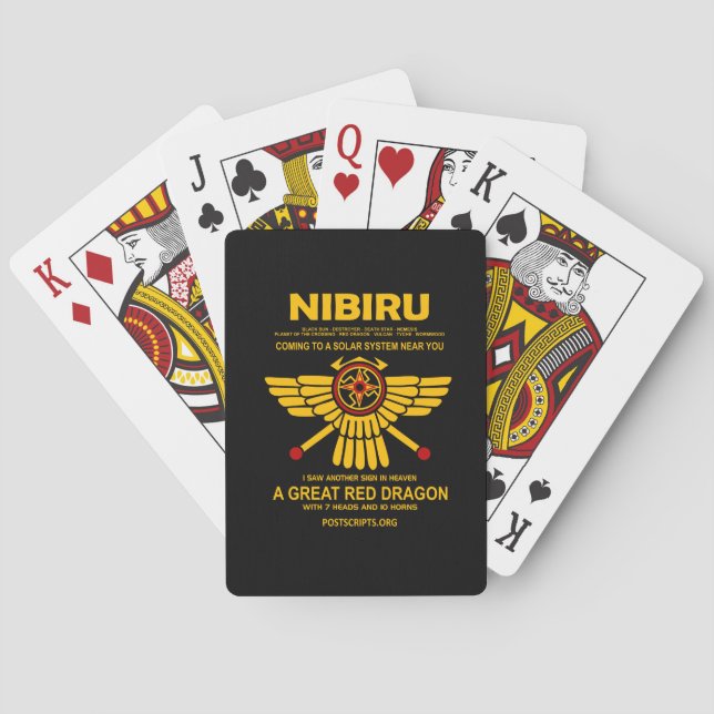 Jeu De Cartes Nibiru - Planète du croisement (dos)