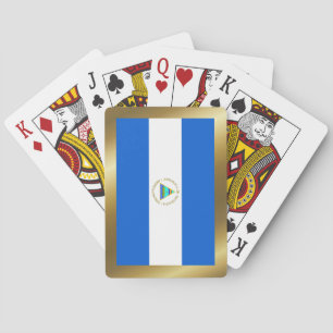 Jeu De Cartes Nicaragua Drapeau Jouer des cartes