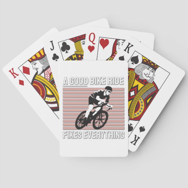 Jeu De Cartes Nice Bike Rider Design - Un Bon Véhicule Fixes (dos)