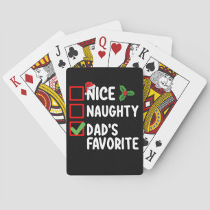Jeu De Cartes Nice Naughty Papa's Favorite Christmas List Famill