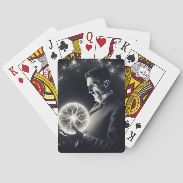 Jeu De Cartes Nicola Tesla  (dos)