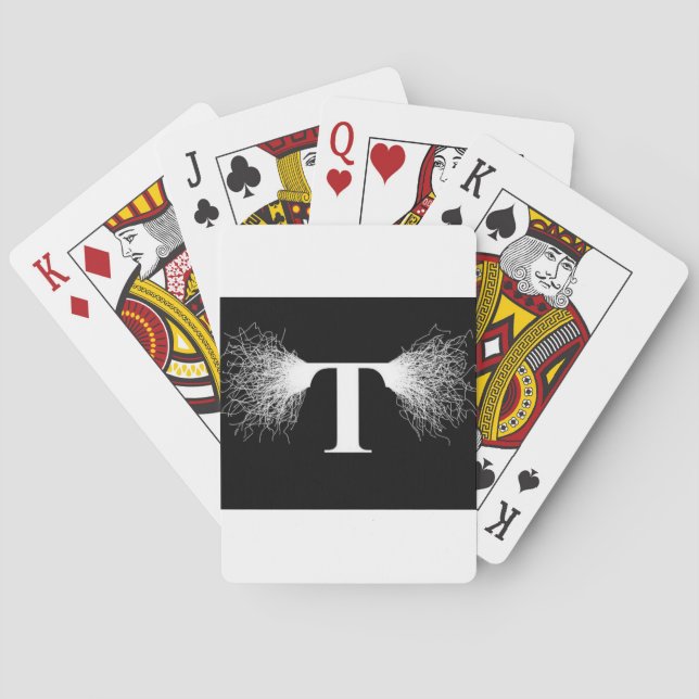 Jeu De Cartes Nikola Tesla - Bobine Tesla - Éclair (dos)
