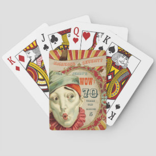 Jeu De Cartes No Clowning, C'est un 70ème anniversaire Vintage