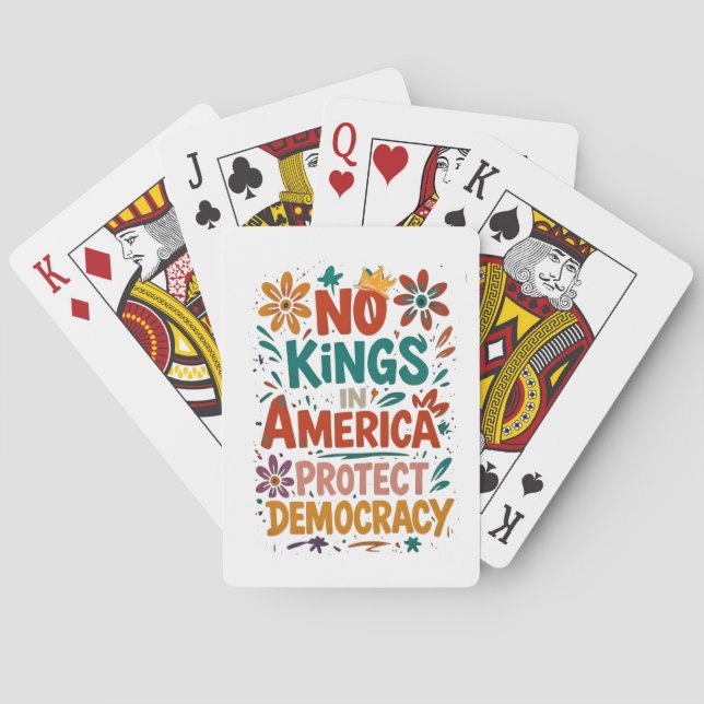 Jeu De Cartes No King In America American Democracy  (dos)