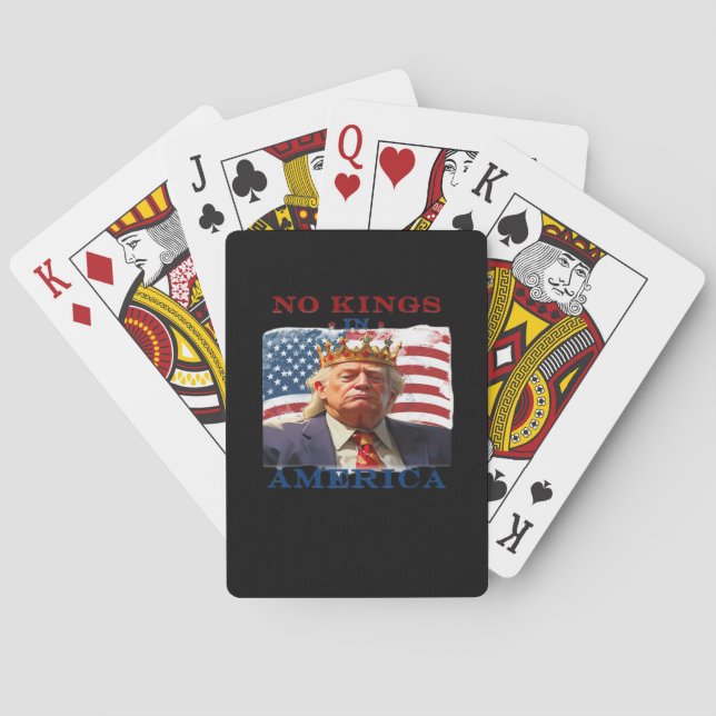 Jeu De Cartes No Kings In America Anti Classic Simple Clean (dos)