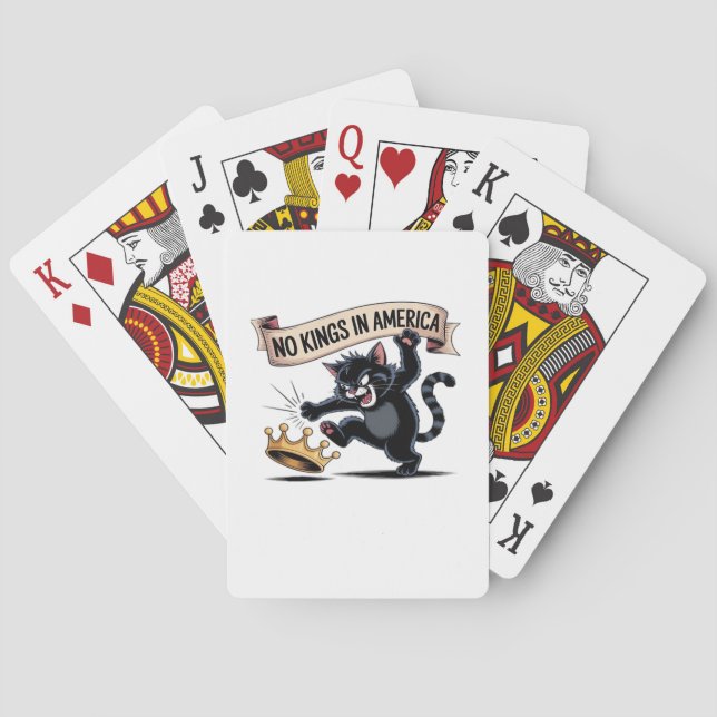 Jeu De Cartes No Kings In America Classic Creative Style (dos)