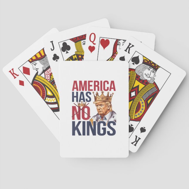 Jeu De Cartes No Kings In America Funny America Has No King Poli (dos)