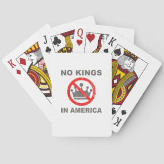Jeu De Cartes No Kings In America Patriotic Casual
