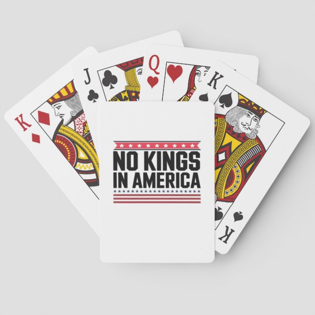 Jeu De Cartes No Kings In America USA Bold Design (dos)
