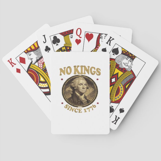 Jeu De Cartes No Kings Since 1776 Classic (dos)