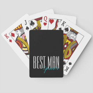 Jeu De Cartes Noce personnalisée audacieuse du "meilleur homme"
