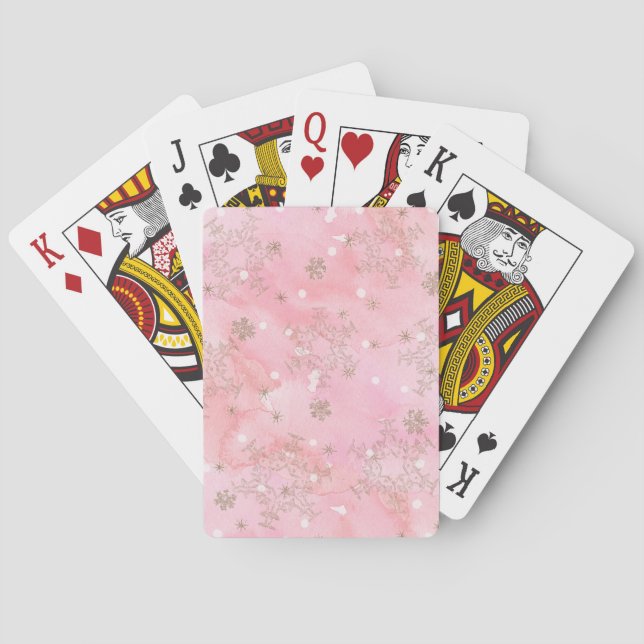 Jeu De Cartes Noël Art déco (dos)