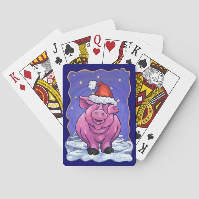 Jeu De Cartes Noël au porc (dos)