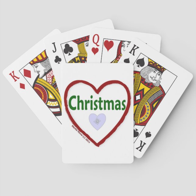 Jeu De Cartes Noël d'amour (dos)