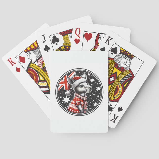JEU DE CARTES NOËL D'AUSTRALIE (dos)
